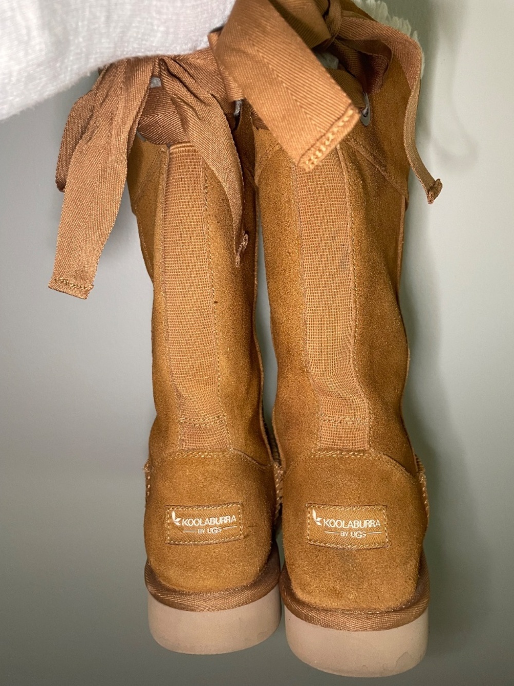 Koolaburra by UGG Andrah Tall Suede Boot in Chestnut